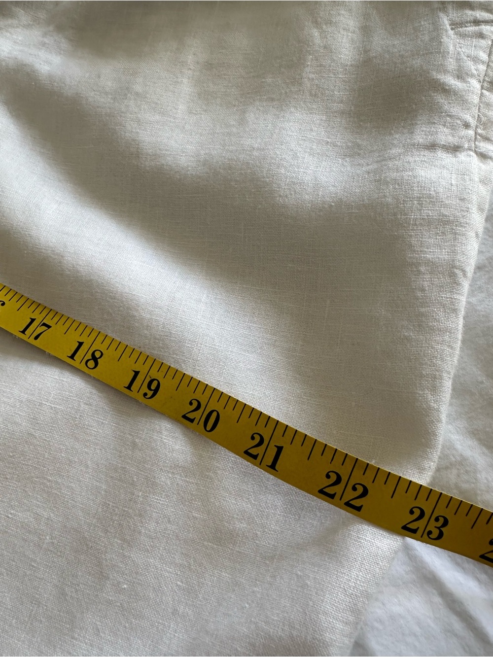 Charter Club White Cropped Linen Drawstring Pants, size medium - Picture 11 of 14